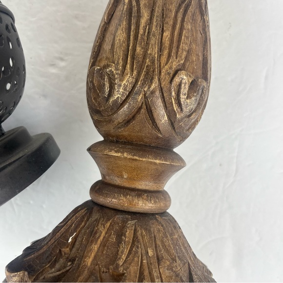 Bohemian vibe 2-pc set of candle holder & lantern - Picture 6 of 12